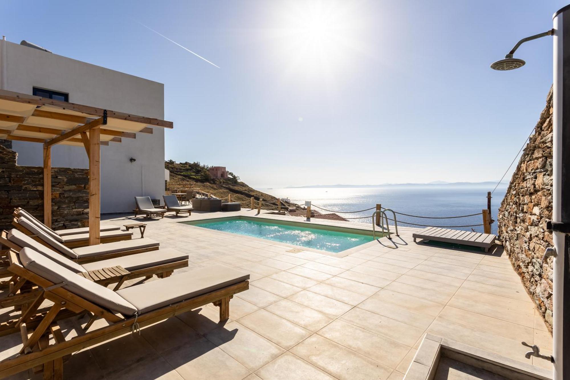 Live In Blue - Kea'S Myriad Shades Korissia  Exterior foto