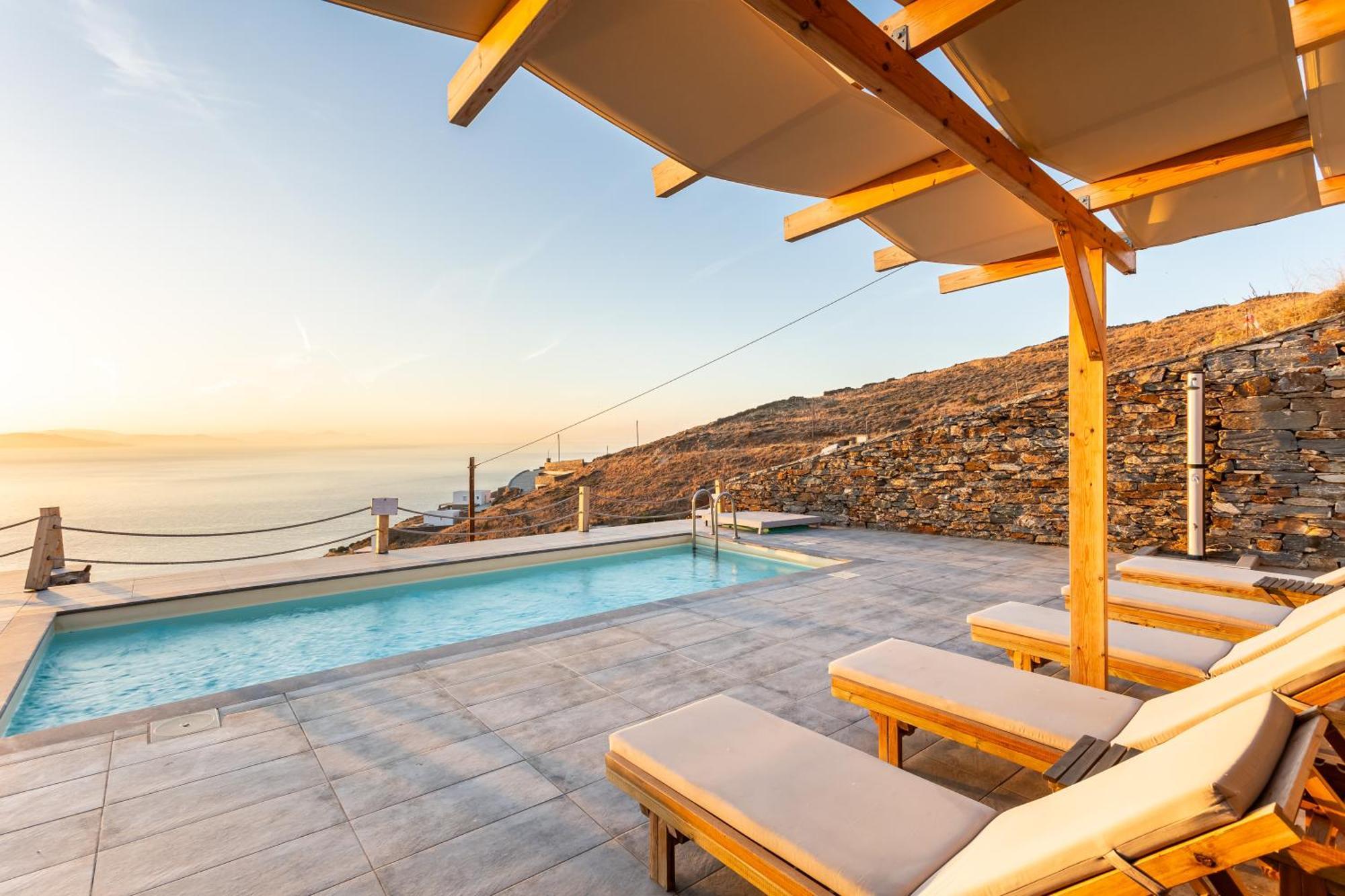 Live In Blue - Kea'S Myriad Shades Korissia  Exterior foto