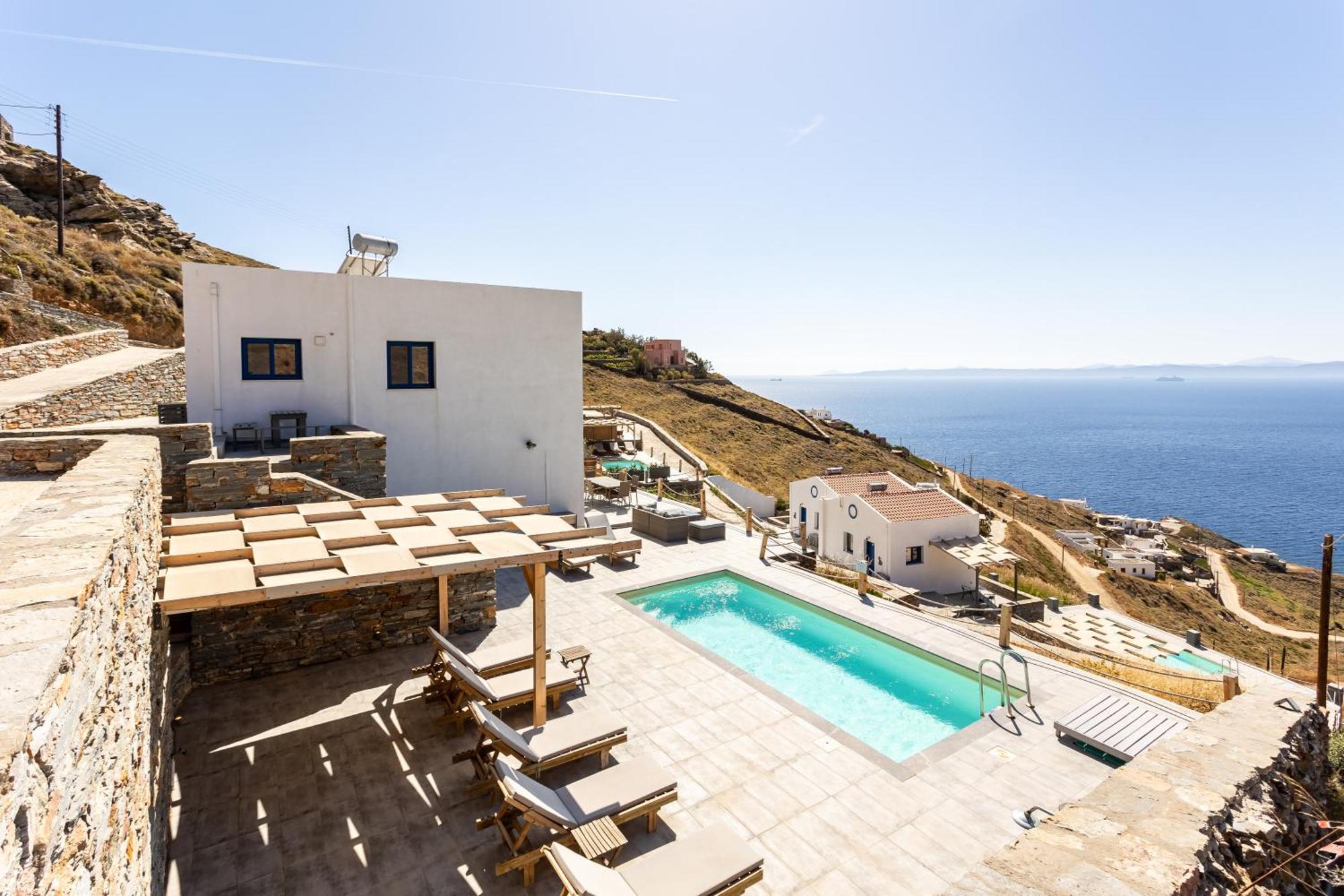 Live In Blue - Kea'S Myriad Shades Korissia  Exterior foto